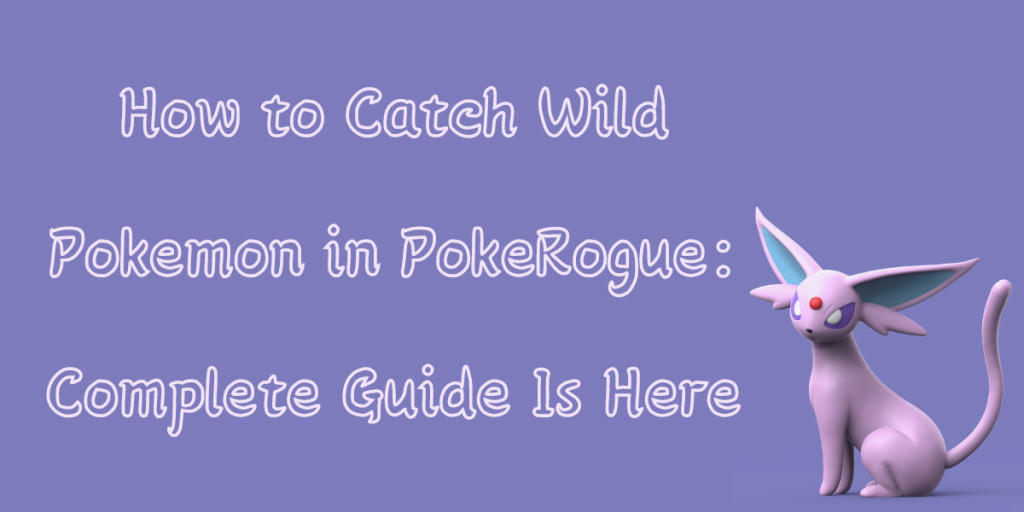 How to catch wild pokemon in PokeRogue cover